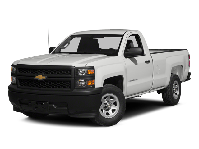 2014 Chevrolet Silverado 1500 Work Truck in Summit White — front three-quarter view