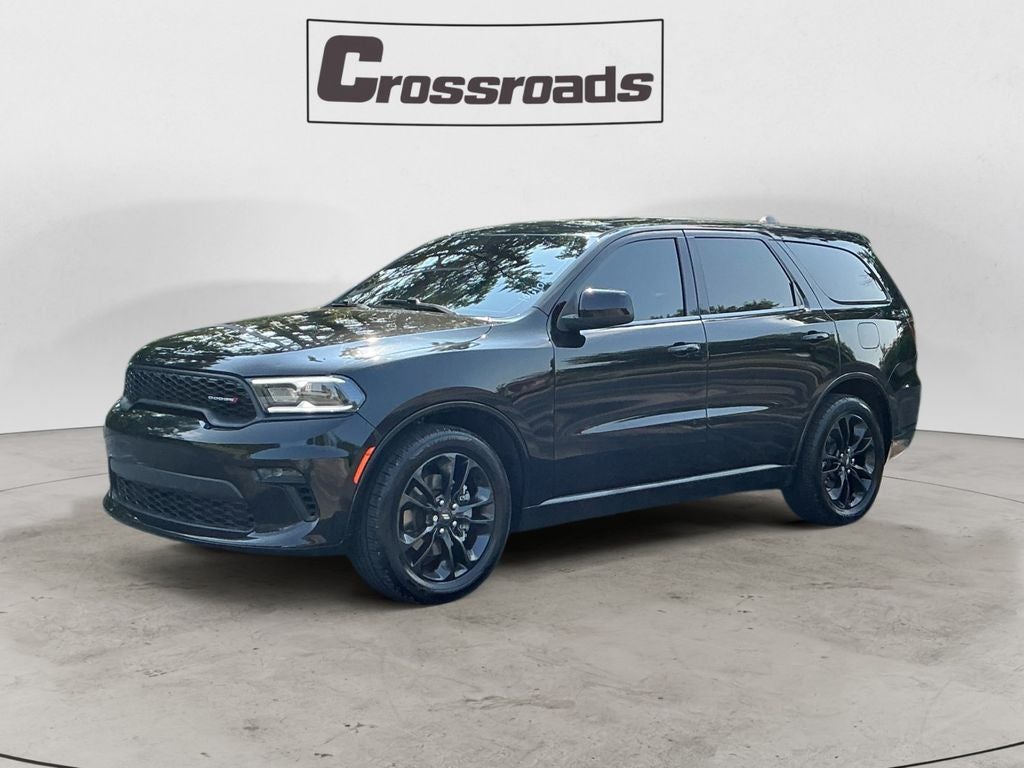 2021 Dodge Durango GT in Db Black Clearcoa — front three-quarter view