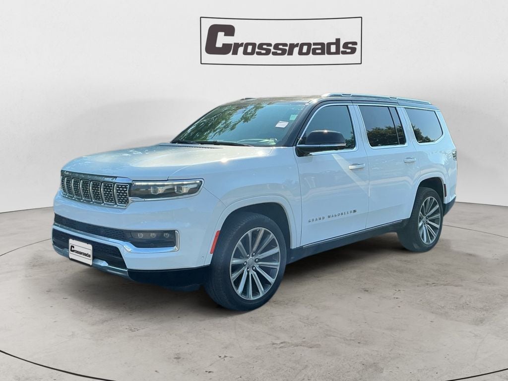 2023 Jeep Grand Wagoneer Series II in Bright White Cl — front three-quarter view