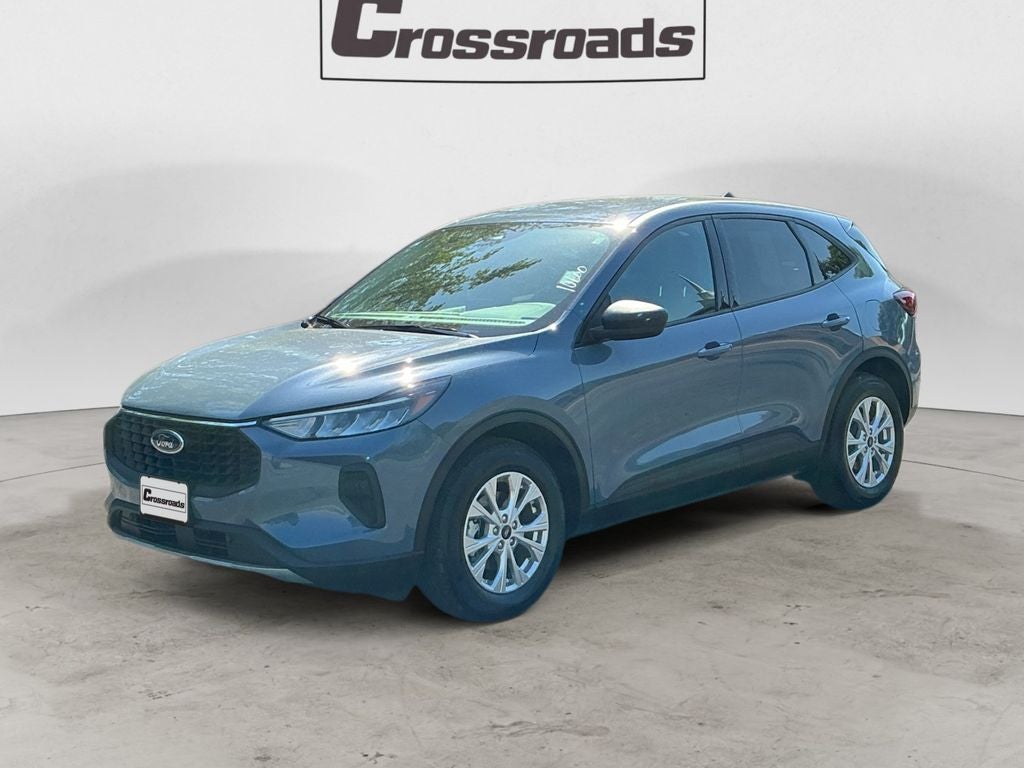 2025 Ford Escape Active in Blue — front three-quarter view