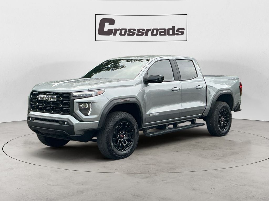 2026 GMC Canyon Elevation in Sterling Metallic — front three-quarter view