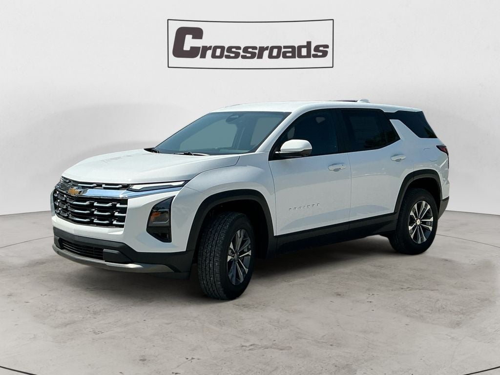 2027 Chevrolet Equinox FWD LT in Summit White — front three-quarter view