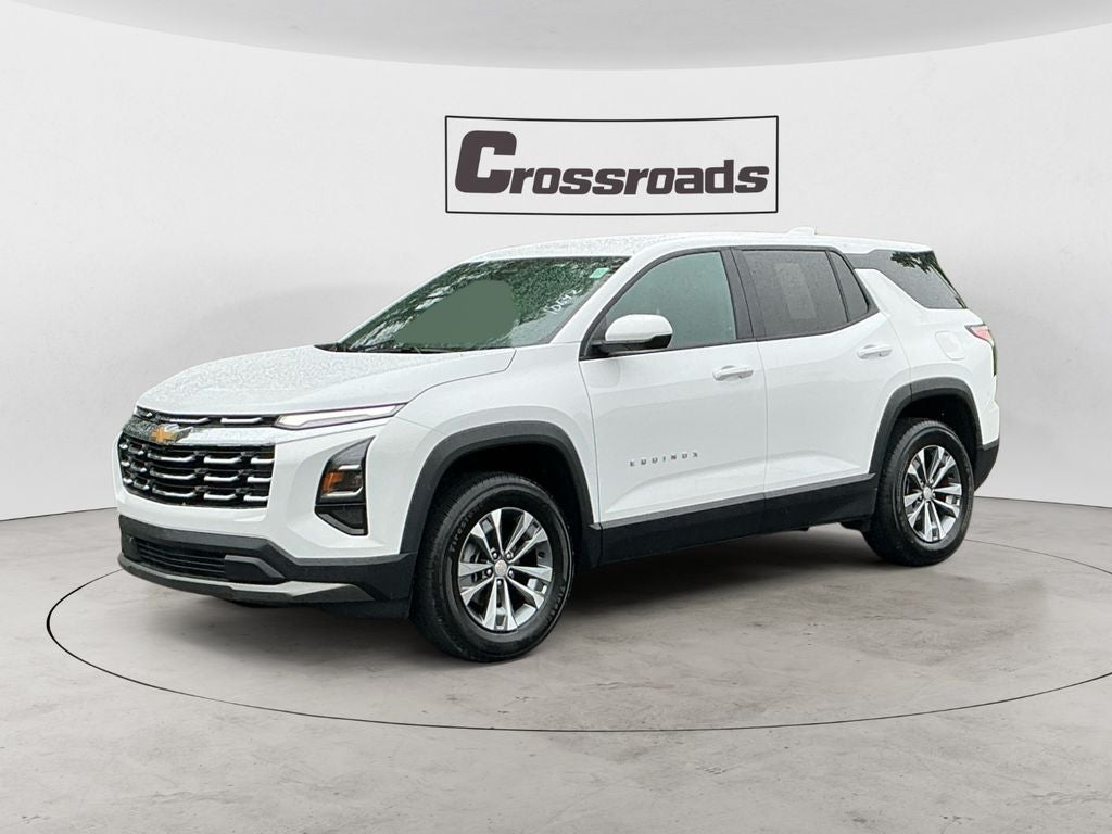 2026 Chevrolet Equinox LT in Summit White — front three-quarter view