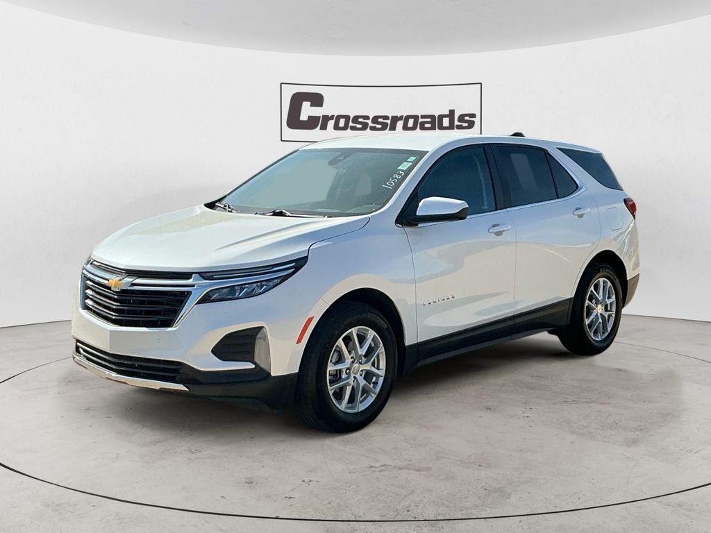 2024 Chevrolet Equinox LT in Iridescent Pearl Tricoat — front three-quarter view