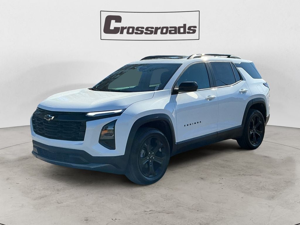 2026 Chevrolet Equinox LT in Summit White — front three-quarter view